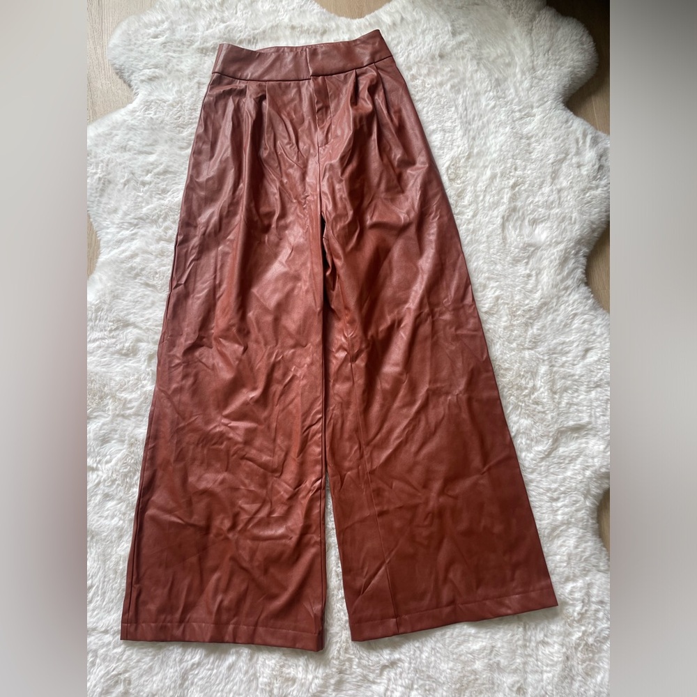 Faux rust pants
